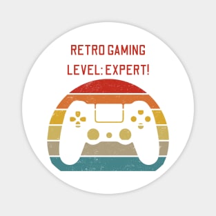 Retro Gaming Level: Expert! Retro Games Lover Magnet